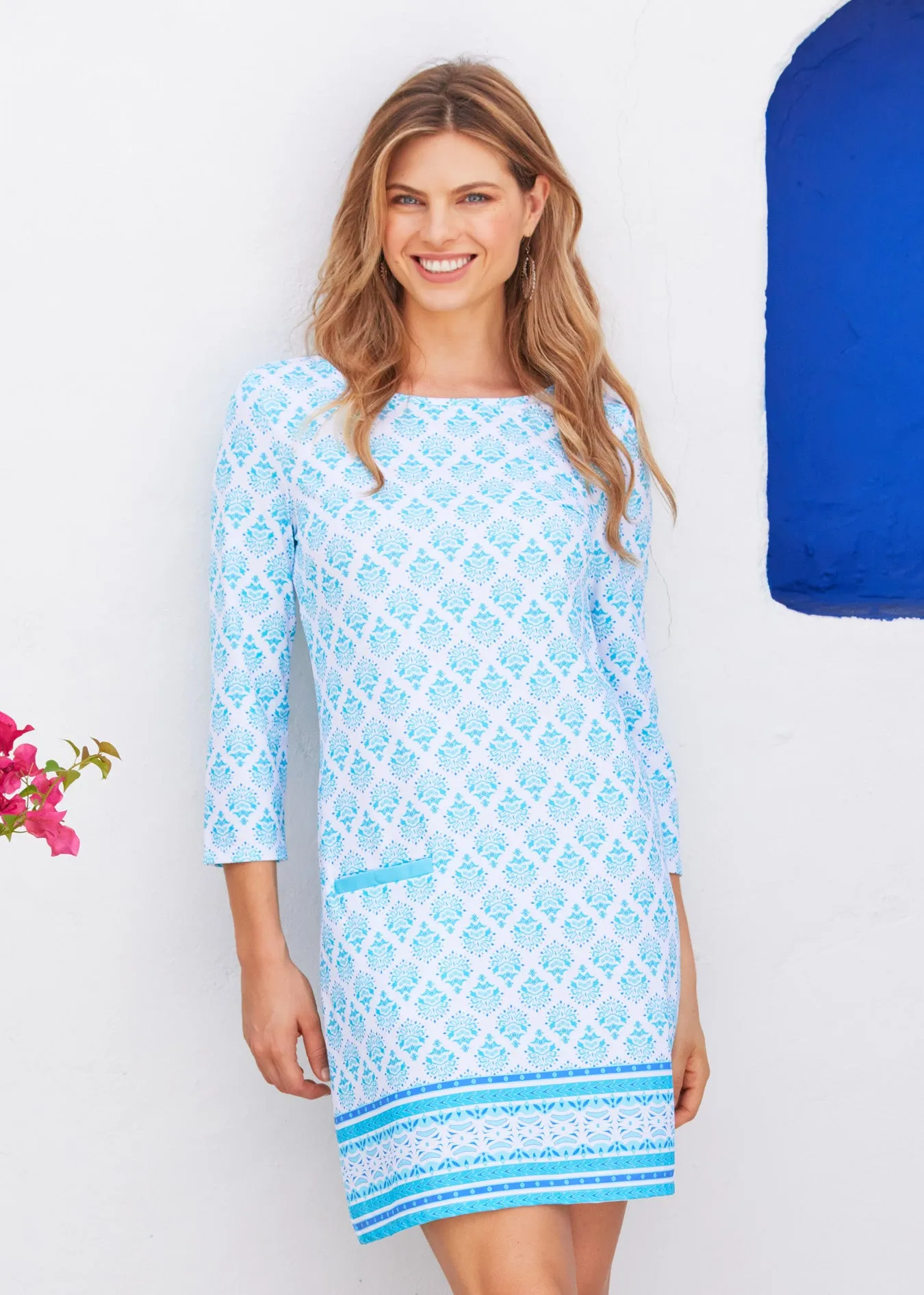 Amalfi Coast Cabana Shift Dress