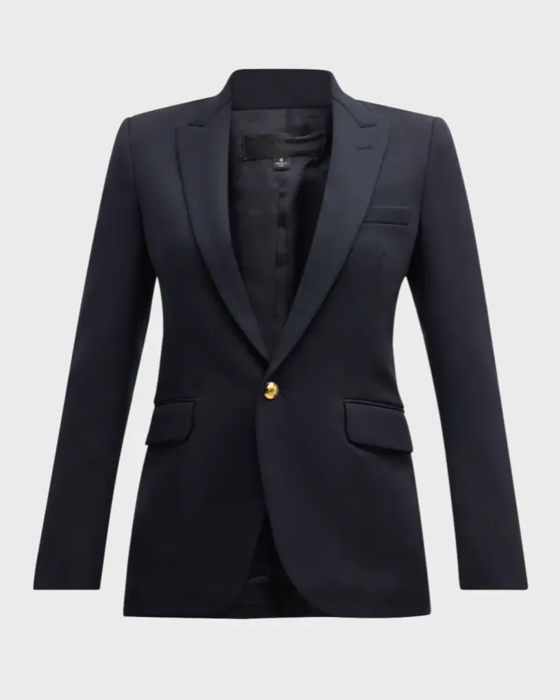 ANABEL TAILORED JACKET - MIDNIGHT