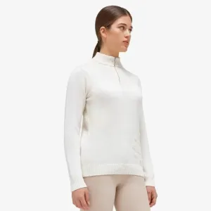 Cavalleria Toscana CT Holiday 1/2 Zip Cashmere Blend Sweater