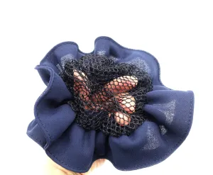 chiffon scrunchies snood net hair elastic tie scrunchy women hair accessories