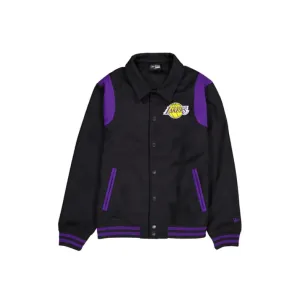 Lakers Letterman Button Up Jacket