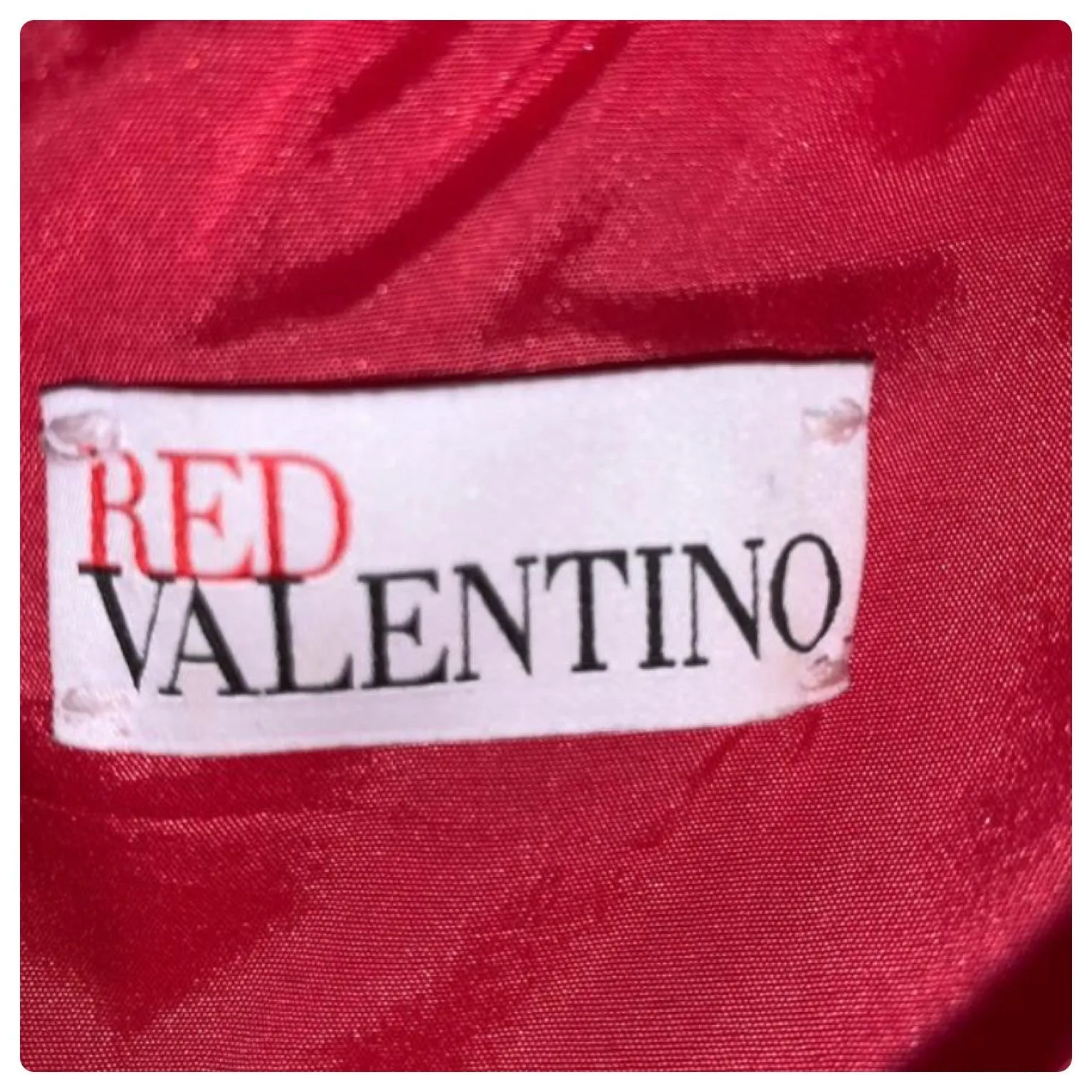 (red) Valentino Size Small Pink Bow Front Dress by Valentino