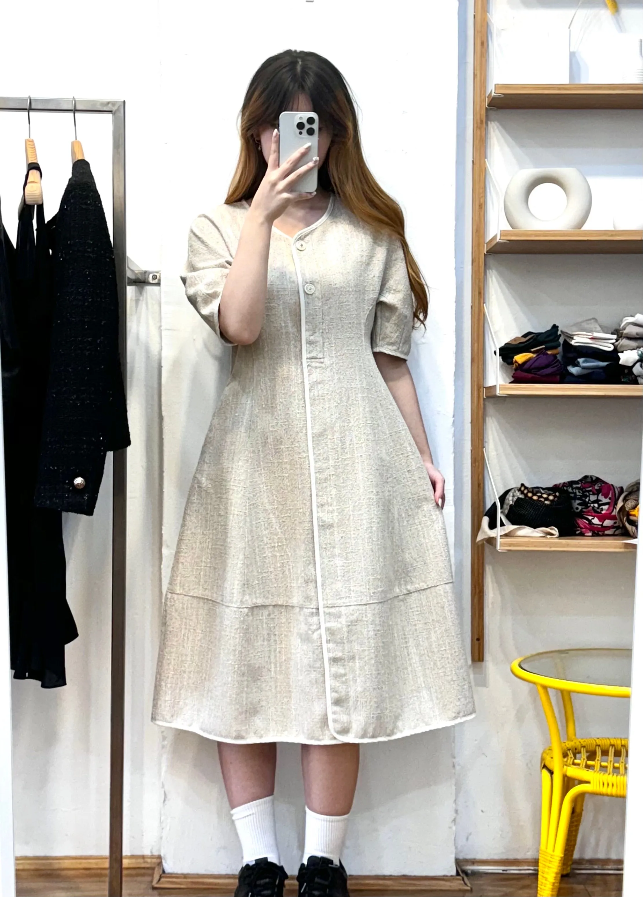 Simple A-line Linen dress