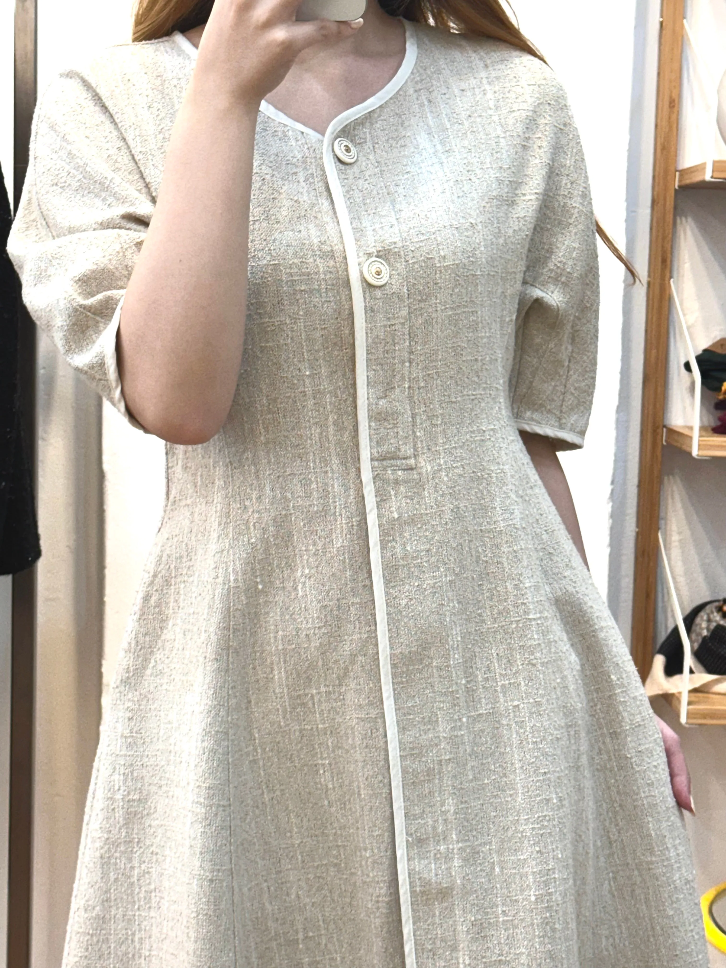 Simple A-line Linen dress