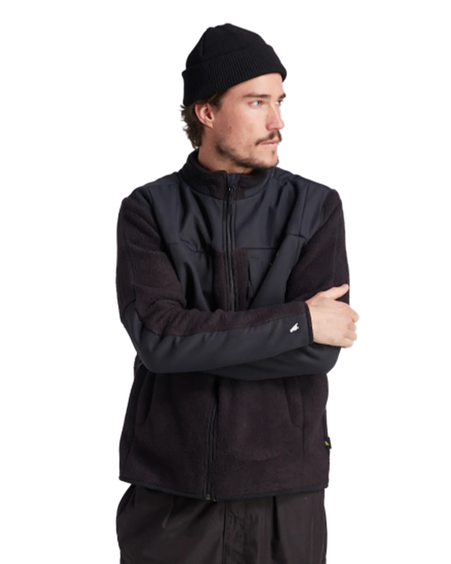 Yuki Threads Summit Sherpa Pullover - Black